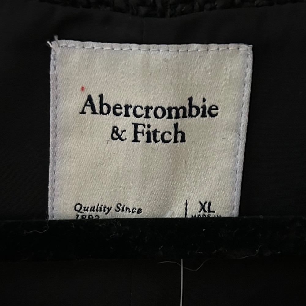 Abercrombie & Fitch Black Mara Button-Front Vest Mini Dress Gold Buttons XL NWT - Picture 5 of 10